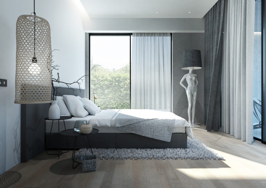 The Greens Rendering Bedroom